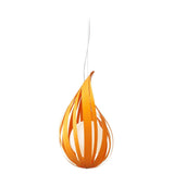 Orange Raindrop Medium Pendant by LZF