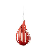 Red Raindrop Medium Pendant by LZF