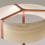 Copper-Ivory White Thesis Table Lamp by LZF