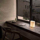 Ivory White Tomo Table Lamp by LZF