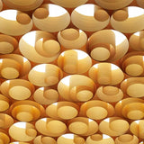 Yellow Spiro Medium Suspension Lamp Detail by LZF