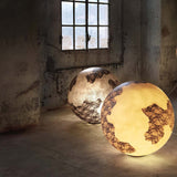 White Large Ululi-Ulula Floor/Table Lamp by Karman