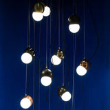 Maggie Suspension Light by Viso, Finish: Gold, Silver, Glossy Smoke, Brushed Copper, Hairline Bronze, Statuary Bronze, , | Casa Di Luce Lighting