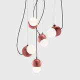 Maggie Suspension Light by Viso, Finish: Gold, Silver, Glossy Smoke, Brushed Copper, Hairline Bronze, Statuary Bronze, , | Casa Di Luce Lighting