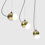 Maggie Suspension Light by Viso, Finish: Gold, Silver, Glossy Smoke, Brushed Copper, Hairline Bronze, Statuary Bronze, , | Casa Di Luce Lighting