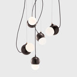 Maggie Suspension Light by Viso, Finish: Gold, Silver, Glossy Smoke, Brushed Copper, Hairline Bronze, Statuary Bronze, , | Casa Di Luce Lighting