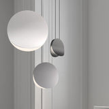 Malibu Disc Pendant by Sonneman, Finish: Dove Grey, Black, White, Size: Small, Medium, Large, X-Large, | Casa Di Luce Lighting