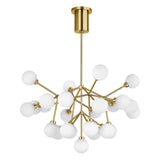 Mara Chandelier by Tech Lighting, Finish: Brass Aged, Black Matte, Nickel Satin, , | Casa Di Luce Lighting