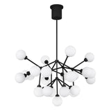 Mara Chandelier by Tech Lighting, Finish: Black Matte, , | Casa Di Luce Lighting