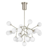 Mara Chandelier by Tech Lighting, Finish: Brass Aged, Black Matte, Nickel Satin, , | Casa Di Luce Lighting