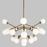 Mara Chandelier by Tech Lighting, Finish: Brass Aged, Black Matte, Nickel Satin, , | Casa Di Luce Lighting