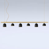 Dome S6 Linear Suspension Lamp by Marchetti