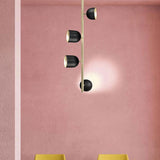 Black Dome Vertical Suspension by Marchetti