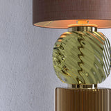 Matilda P1 Floor Lamp by Italamp, Finish: Green Ruled, Yellow Ruled, , | Casa Di Luce Lighting