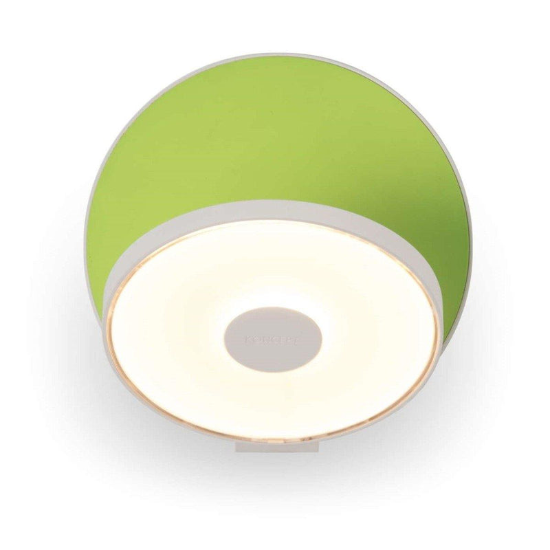 Gravy LED Wall Sconce by Koncept, Color: Green, Finish: Silver, Installation Type: Hardwired | Casa Di Luce Lighting