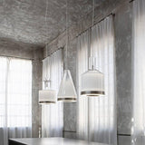 Medea SP 3 Pendant by Vistosi, Color: White/Shaded - Vistosi, Old Green/Transparent - Vistosi, , | Casa Di Luce Lighting