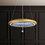 Infinite Aura Pendant by Schonbek, Finish: Gold, Size: Medium, | Casa Di Luce Lighting