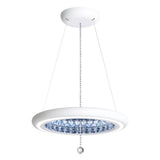 Infinite Aura Pendant by Schonbek, Finish: Black, Size: Medium, | Casa Di Luce Lighting