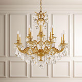Milano 5682 Chandelier by Schonbek, Finish: Gold Heirloom-Schonbek, Gold Etruscan-Schonbek, Gold French -Schonbek, Gold Parchment-Schonbek, Silver Antique-Schonbek, Parchment Bronze-Schonbek, Bronze Heirloom-Schonbek, Silver Roman-Schonbek, Bronze Florentine-Schonbek, Gild Midnight-Schonbek, Crystal Color: Optic Crystal-Schonbek, Crystal-Schonbek, Golden Shadow-Schonbek, Silver Shadow-Schonbek, Golden Teak-Schonbek, | Casa Di Luce Lighting