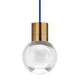 Mina Mini Pendant by Tech Lighting, Finish: Brass Aged, Black, Nickel Satin, Color Temperature: 2200K, 3000K, 3000K - 2200K Warm Color Dimming, Cord Color: Black, Black/White, Blue, Copper, Gray, Orange, Red, White | Casa Di Luce Lighting