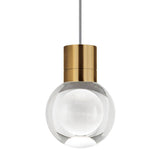 Mina Mini Pendant by Tech Lighting, Finish: Brass Aged, Black, Nickel Satin, Color Temperature: 2200K, 3000K, 3000K - 2200K Warm Color Dimming, Cord Color: Black, Black/White, Blue, Copper, Gray, Orange, Red, White | Casa Di Luce Lighting