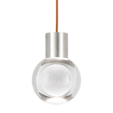 Mina Mini Pendant by Tech Lighting, Finish: Brass Aged, Black, Nickel Satin, Color Temperature: 2200K, 3000K, 3000K - 2200K Warm Color Dimming, Cord Color: Black, Black/White, Blue, Copper, Gray, Orange, Red, White | Casa Di Luce Lighting