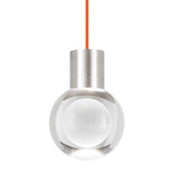 Mina Mini Pendant by Tech Lighting, Finish: Brass Aged, Black, Nickel Satin, Color Temperature: 2200K, 3000K, 3000K - 2200K Warm Color Dimming, Cord Color: Black, Black/White, Blue, Copper, Gray, Orange, Red, White | Casa Di Luce Lighting