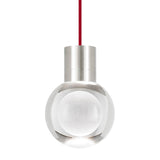 Mina Mini Pendant by Tech Lighting, Finish: Brass Aged, Black, Nickel Satin, Color Temperature: 2200K, 3000K, 3000K - 2200K Warm Color Dimming, Cord Color: Black, Black/White, Blue, Copper, Gray, Orange, Red, White | Casa Di Luce Lighting