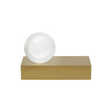 Mina Table Lamp by Tech Lighting, Finish: Black, Natural Brass, White Marble, , | Casa Di Luce Lighting