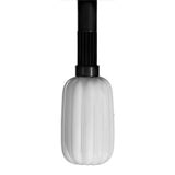 Minerva SC 5 Light Pendant by Evi Style, Color: Glossy Milk White-Evi Style, Smoke Grey, Topaz Yellow-Evi Style, Crystal and Gold 24 Kt-Evi Style, Finish: Black, Gold, | Casa Di Luce Lighting