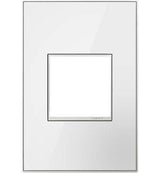 Mirror 1-Gang Wall Plate by Legrand Adorne by Legrand Adorne, Finish: White, , | Casa Di Luce Lighting