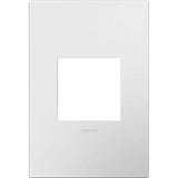 Mirror 1-Gang Wall Plate by Legrand Adorne by Legrand Adorne, Finish: White on White, , | Casa Di Luce Lighting