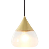 Mist Pendant by Seed Design, Finish: Matt Brass, Size: Large, | Casa Di Luce Lighting