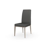 Bess Leather Chair CS-1294-LH by Calligaris by CDL (Casa Di Luce Collection), Seat Colors: Leather Black, Leather Optic White, Leather Taupe, Frame Color: Smoke, Natural, Wenge, Graphite, Walnut, | Casa Di Luce Lighting
