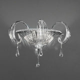 Molin Wall Sconce by Sylcom, Color: Clear, Finish: Polish Gold, Number of Lights: 2 | Casa Di Luce Lighting