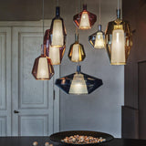 Mom Slim Pendant by Penta, Color: Matt White-Page One, Matt Sand-Penta, Matt Mustard-Penta, Matt Sage Green-Penta, Matt Blue Avio-Penta, Matt Powder Pink-Penta, Glossy Blue-Penta, Glossy Violet-Penta, Glossy Green-Penta, Matte Black, Finish: White, Titanium, | Casa Di Luce Lighting