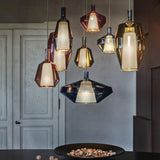 Mom Slim Pendant by Penta, Color: Matt White-Page One, Matt Sand-Penta, Matt Mustard-Penta, Matt Sage Green-Penta, Matt Blue Avio-Penta, Matt Powder Pink-Penta, Glossy Blue-Penta, Glossy Violet-Penta, Glossy Green-Penta, Matte Black, Finish: White, Titanium, | Casa Di Luce Lighting