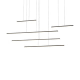 Chute Motion LED Medium Pendant by Kuzco, Finish: Black, White, , | Casa Di Luce Lighting
