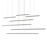 Chute Motion LED Large Pendant by Kuzco, Finish: Black, White, , | Casa Di Luce Lighting