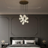 Marni Chandelier by Alora, Finish: Nickel Polished, Natural Brass, Number of Lights: 3, 5, 18, | Casa Di Luce Lighting