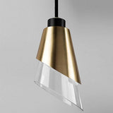 Angie Mini Pendant by Mitzi, Finish: Aged Brass/Black-Mitzi, Polished Nickel/Black-Mitzi, , | Casa Di Luce Lighting