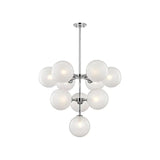 Ashleigh Chandelier by Mitzi, Finish: Brass Aged, Nickel Polished, , | Casa Di Luce Lighting