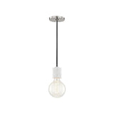 Asime Mini Pendant by Mitzi, Finish: Brass Aged, Nickel Polished, , | Casa Di Luce Lighting