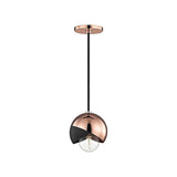 Emma Pendant by Mitzi, Finish: Aged Brass/Black-Mitzi, Polished Nickel/Black-Mitzi, Polished Copper-Mitzi, , | Casa Di Luce Lighting