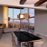 Muto Pendant by Cerno, Color Temperature: 3500K, 2700K, Wood Color: Walnut-LZF, Walnut Dark Stained-Cerno, | Casa Di Luce Lighting