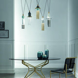 Nappe C5 Pendant Lamp by Masiero, Color: Matt White-Page One, Mixed Colors-Masiero, Mixed Warm Colors-Masiero, Matte Black, , | Casa Di Luce Lighting