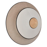 Cymbal Wall Sconce by Forestier, Finish: Evergreen-Forestier, Atlantic-Forestier, Midnite-Forestier, Powder Pink-Forestier, Natural, Oro-Forestier, Bronze, Size: Small, Medium, Large, | Casa Di Luce Lighting