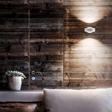 Nautilus Wall Sconce by Lodes, Finish: Champagne, Chrome, Black Matte, White Matte, Matte White / Chrome, Matte Black / Chrome, , | Casa Di Luce Lighting