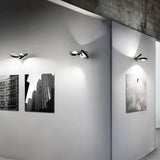 Nautilus Wall Sconce by Lodes, Finish: Champagne, Chrome, Black Matte, White Matte, Matte White / Chrome, Matte Black / Chrome, , | Casa Di Luce Lighting