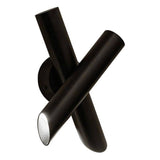Black/White Tubes 2 Wall Lamp by Nemo